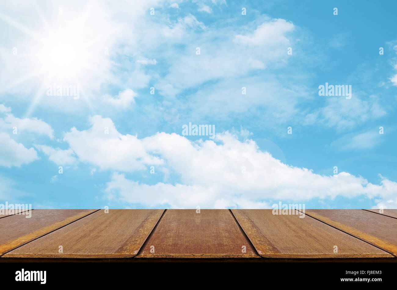 Picknick im freien Hintergrund am Tag der Sonne Glanz. Stockfoto