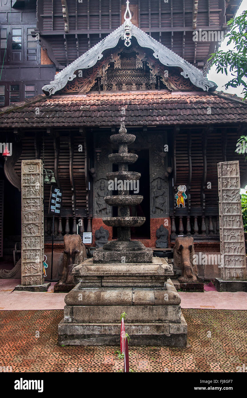 Folklore Museum, Cochin, Kochi, Kerala, Indien, Asien Stockfoto