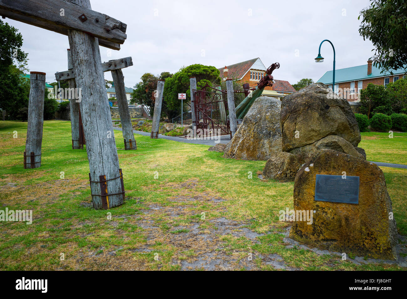 Albany Geschichtspark in Western Australia. Dies sind wichtige lokale Schätze der West Australian Gemeinschaft kostbar. Stockfoto