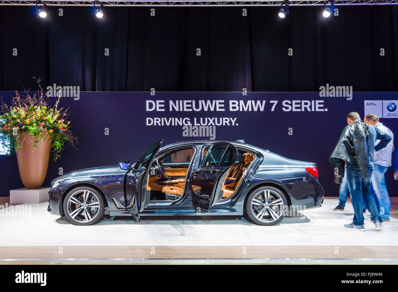 Full-Size-Luxus Auto BMW 750i xDrive Limousine. Stockfoto