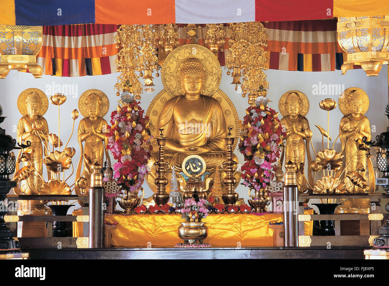 Buddha Statue, Indien, Asien Stockfoto