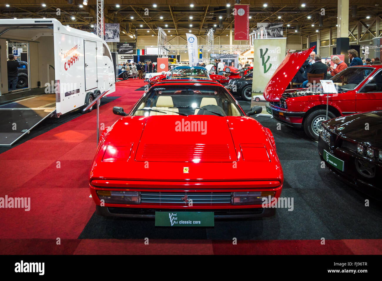 Sportwagen Ferrari 328 GTS, 1987. Stockfoto