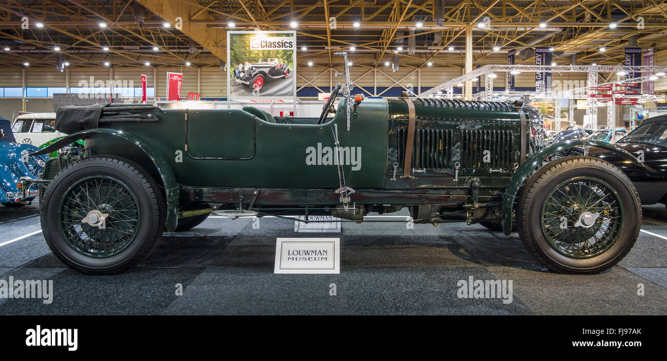 Sport Auto Bentley 4 1/2 Liter Vanden Plas Le Mans, 1928. Stockfoto