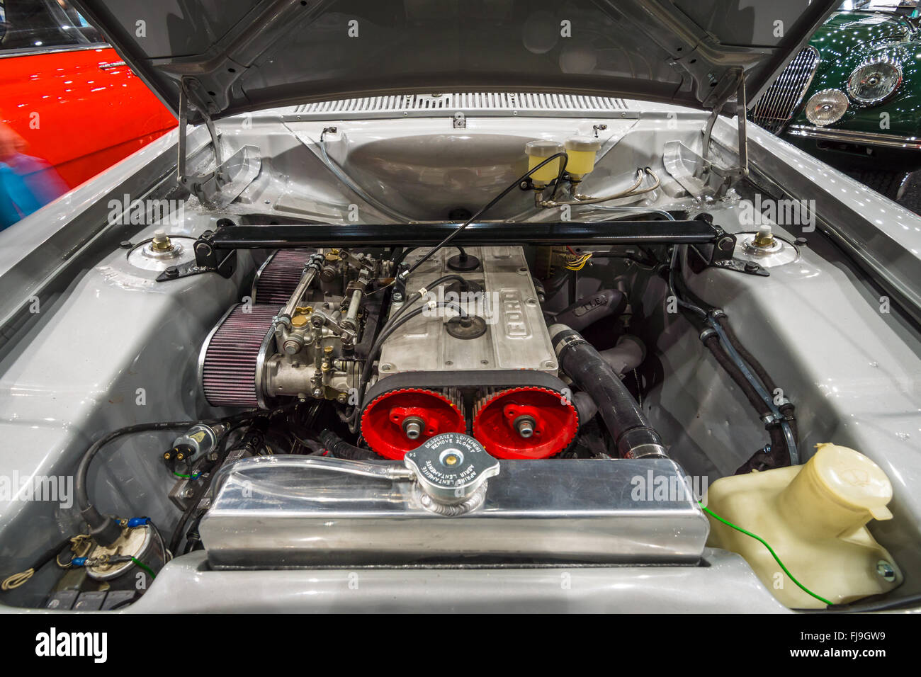 Motor des kleines Familie Auto Ford Escort RS1600 Mark ich. Stockfoto