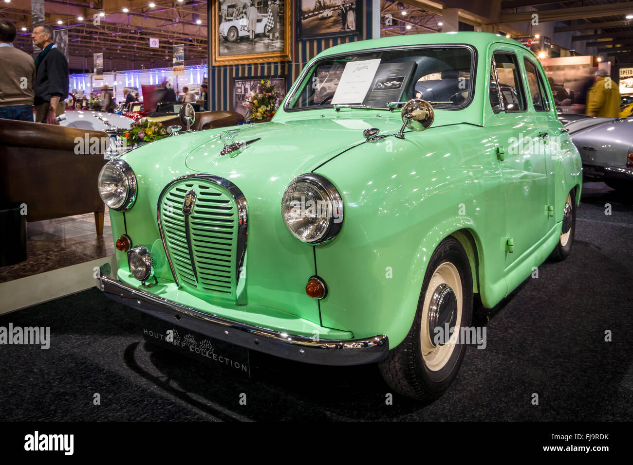 Kleines Familie Auto Austin A35, 1957. Stockfoto