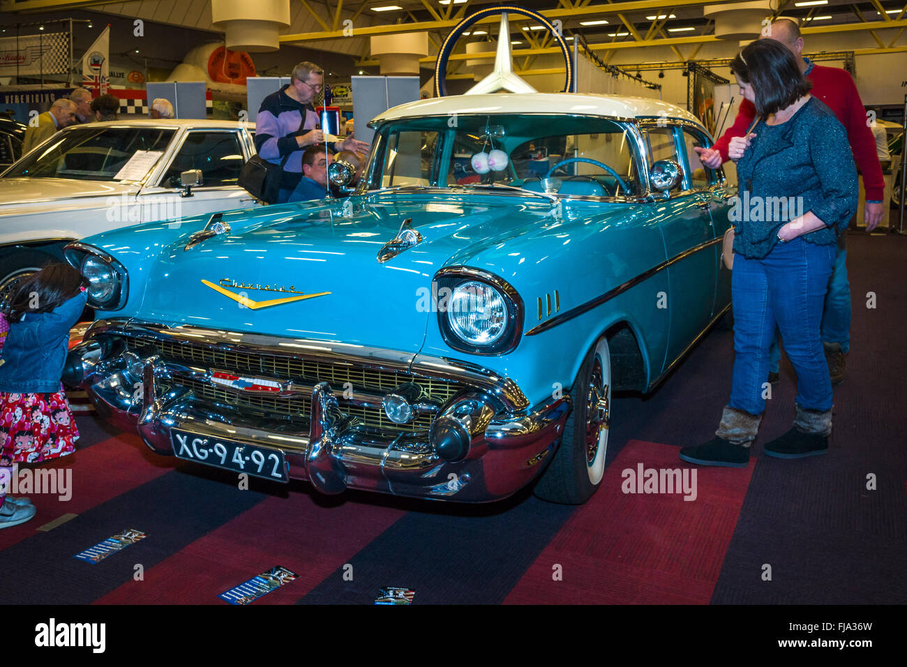 Full-size Car Chevrolet Bel Air 1957. Stockfoto