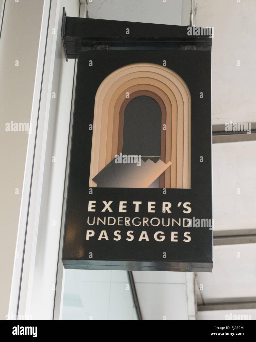 Exeter unterirdische Gänge, Exeter, Devon, England, Vereinigtes Königreich Stockfoto