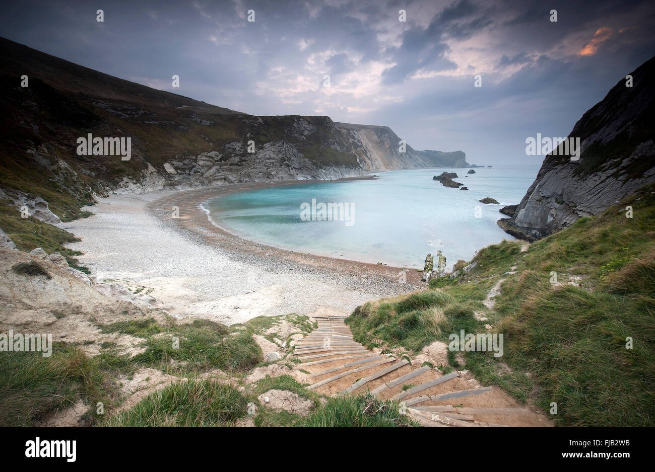 Mann O Krieg Bucht, Dorset Stockfoto