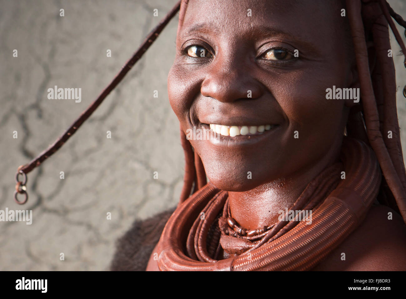 Himba Frau Stockfoto