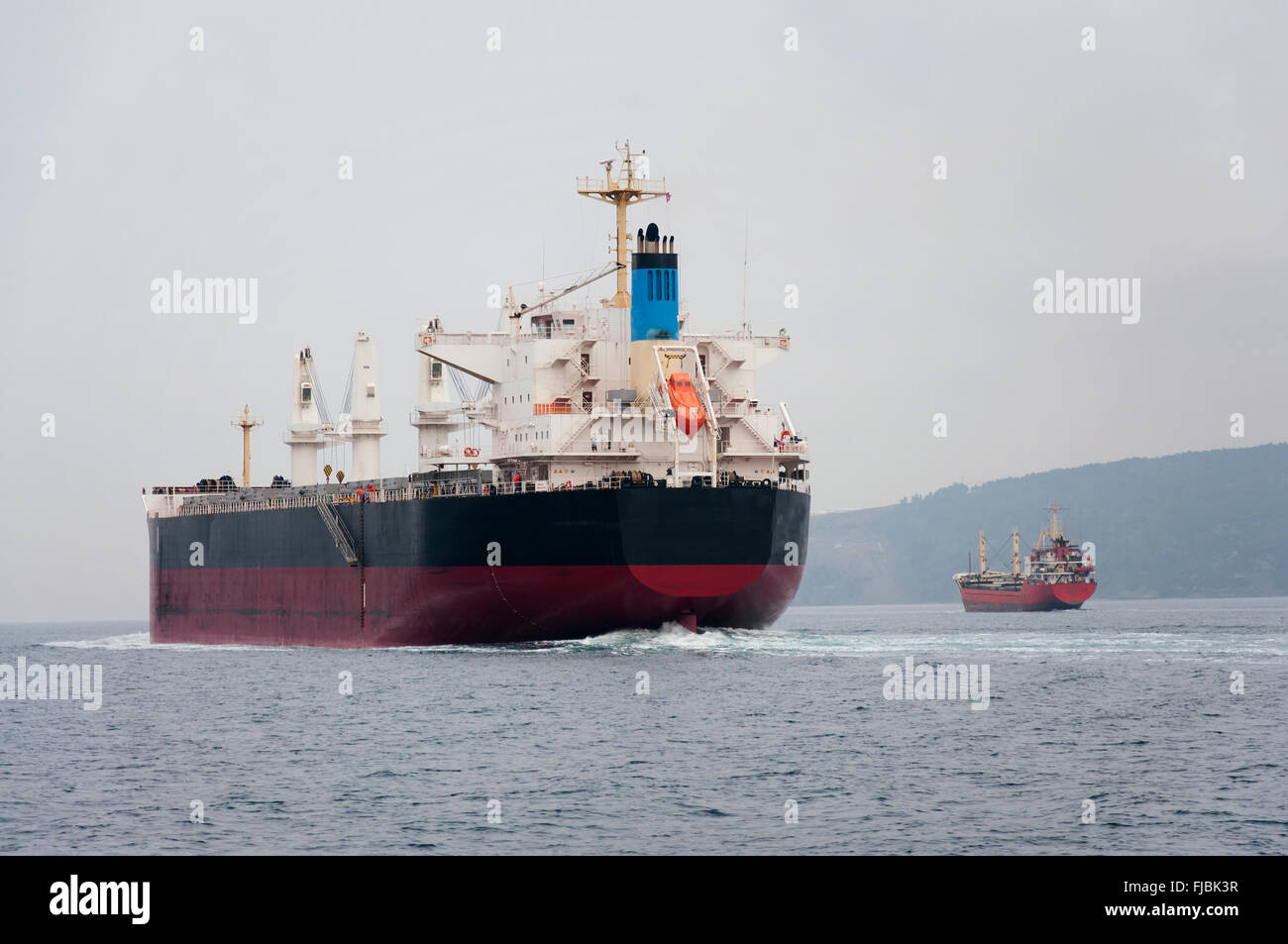 großes Schiff Stockfoto