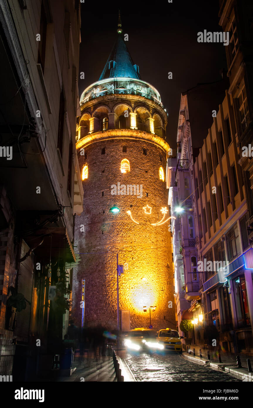 Galata-Turm Stockfoto