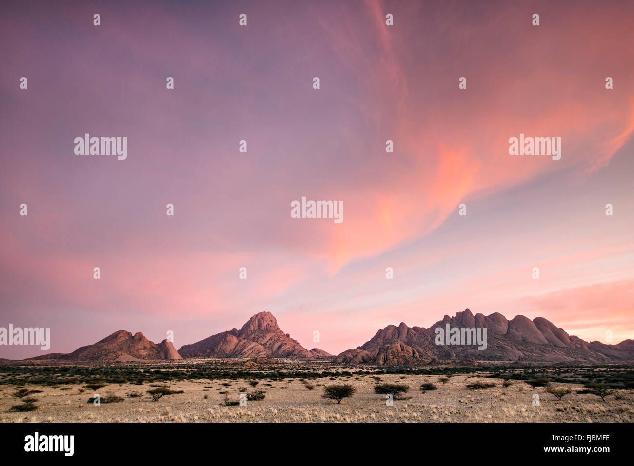 Spitzkoppe, Namibia. Stockfoto