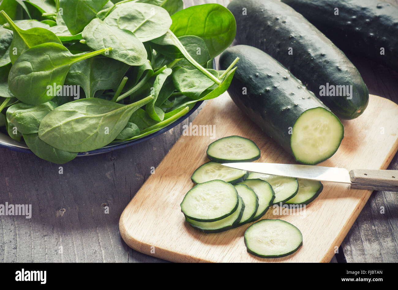 Grünes Gemüse Stockfoto