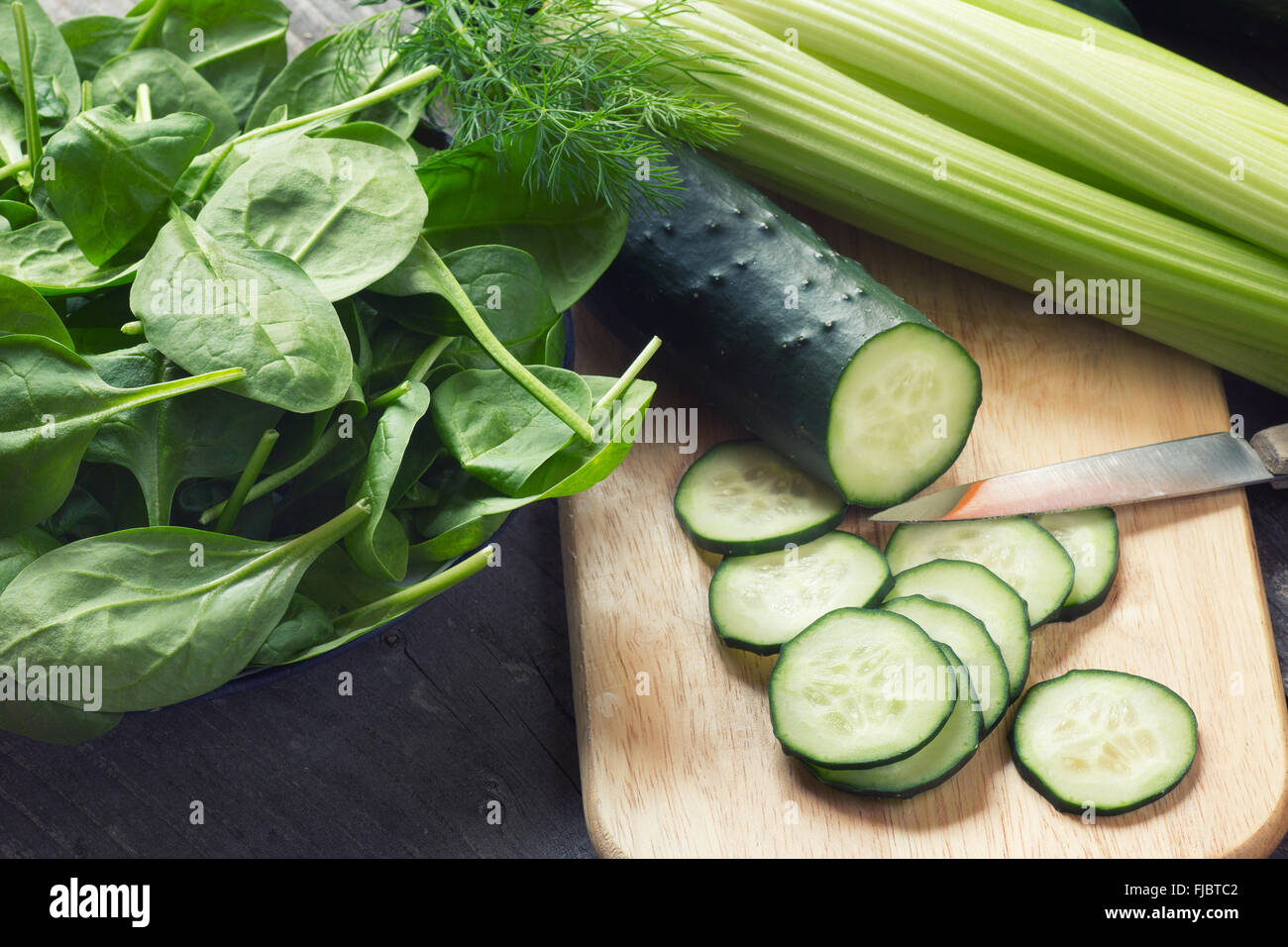 Grünes Gemüse Stockfoto