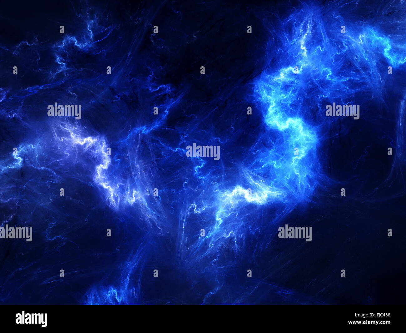 High energy Plasma im Raum, Computer-generierte Zusammenfassung Hintergrund Stockfoto