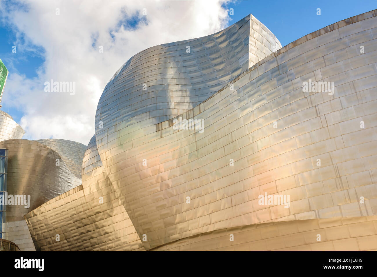 Guggenheim Museum, Bilbao, Spanien, entworfen von Frank Gehry Stockfoto