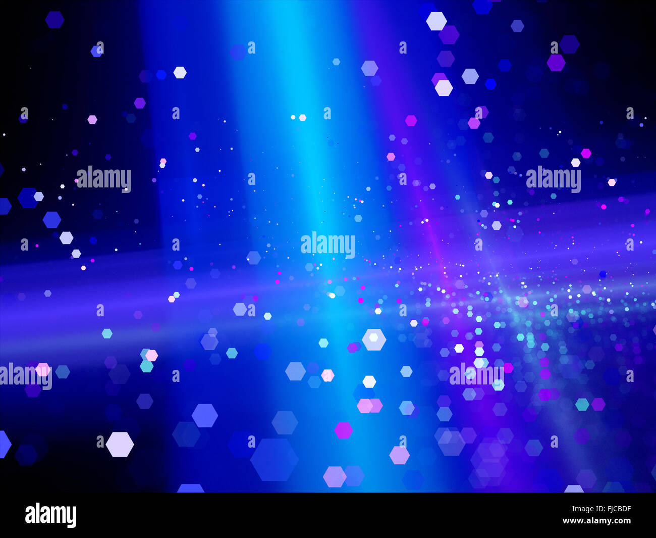Bunt leuchtende business Fraktal, computer-generierte Zusammenfassung Hintergrund Stockfoto