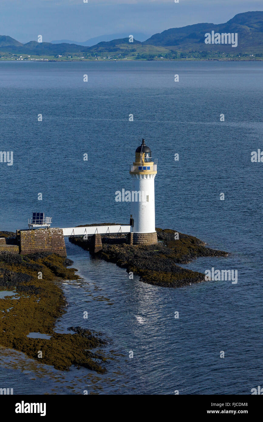 Rubha Nan Gall Leuchtturm, in der Nähe von Tobermory, Mull, Schottland Stockfoto