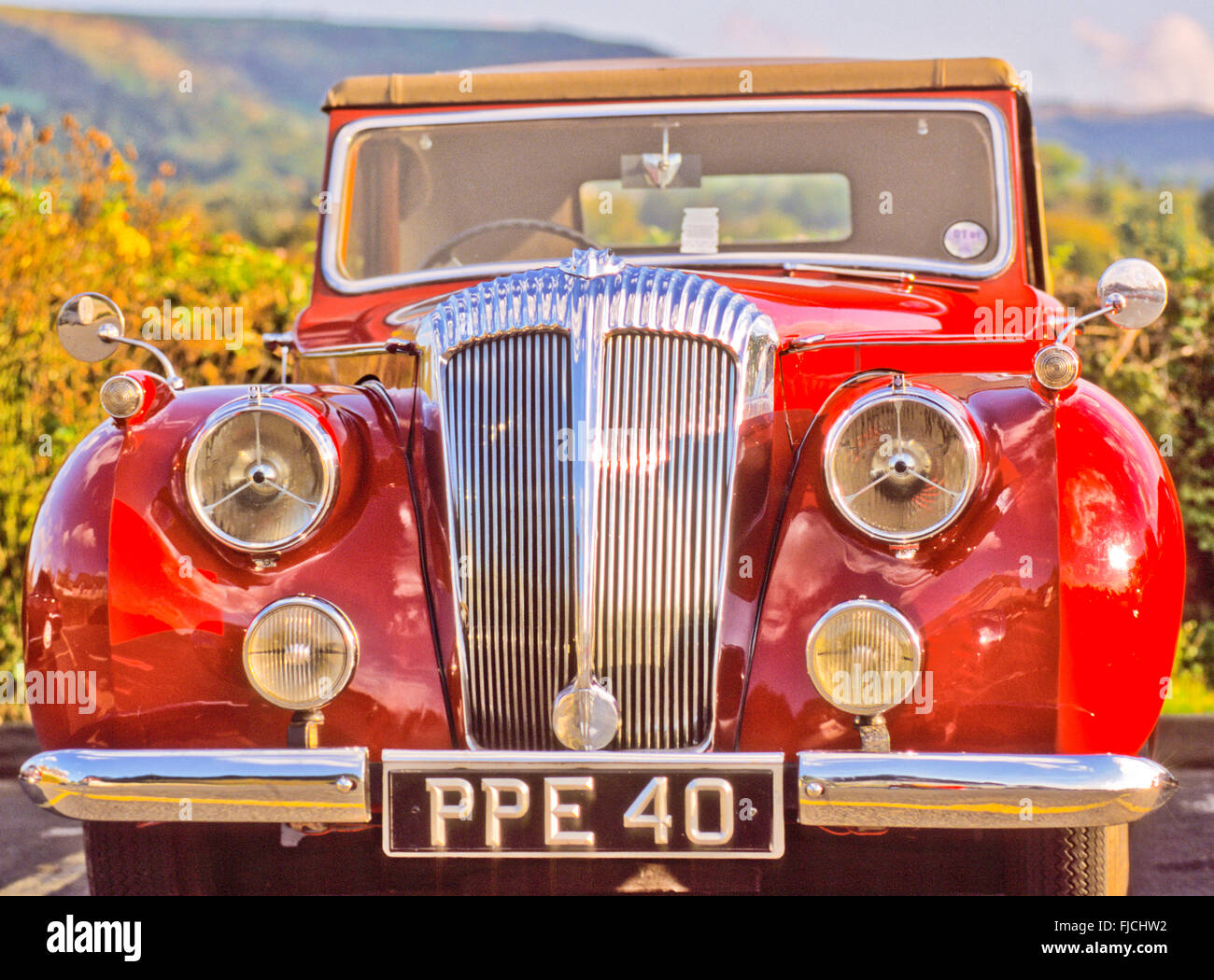 Antike alte Timer Oldtimer, Daimier Special Sport-Barker(PPE40) Teil des Mercedes-Cool Auto-Vintage Stockfoto