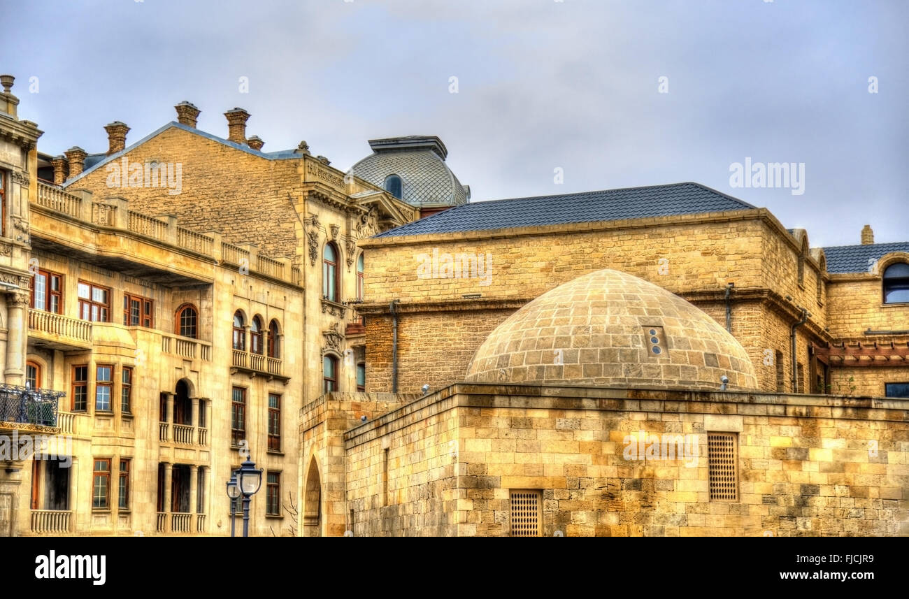 Icheri Sheher, der alten Stadt von Baku Stockfoto