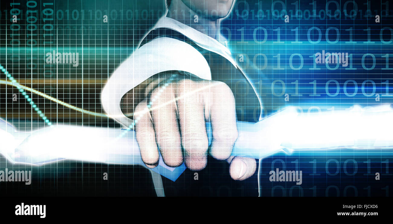 Big Business-Idee und einen Plan zum Erfolg Stockfoto