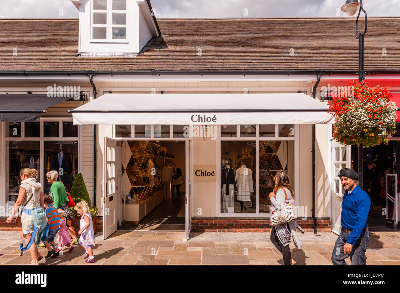 Chloe-Shop speichern im Maasmechelen Village in Bicester, Oxfordshire, England, Großbritannien, Uk Stockfoto