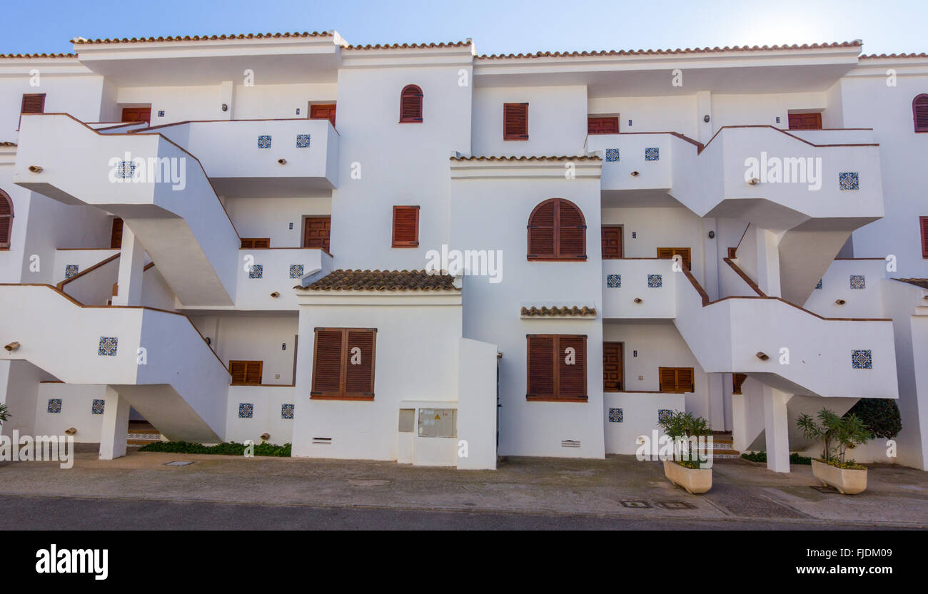 Typische moderne Architektur im Süden von Spanien Stockfoto