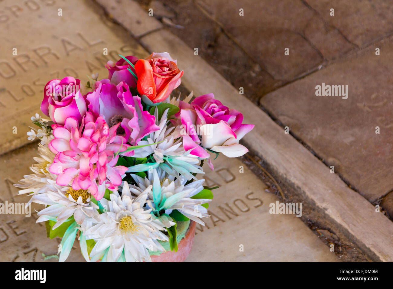 Bouquet von Blumen in verschiedenen Farben Stockfoto