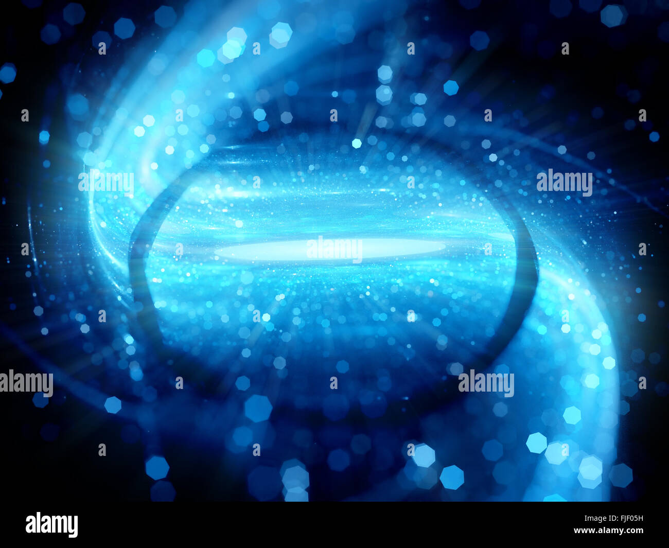 Gravitationslinse Effekt Im Raum Mit Partikeln Schwarzes Loch Mit Ereignishorizont Computergenerierten Abstrakten Hintergrund Stockfotografie Alamy