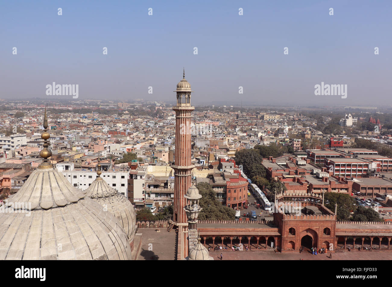 Jama Masjid befindet sich in Alt-Delhi, Indien Stockfoto