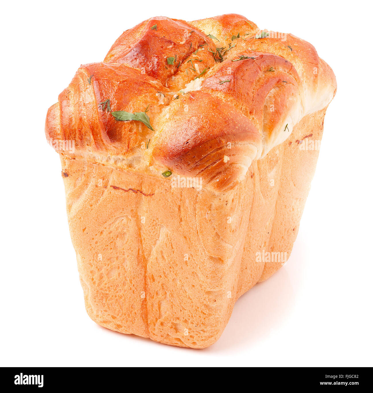 frisches Brotlaib Brot Backform. Beste Qualität Studio Foto. Stockfoto
