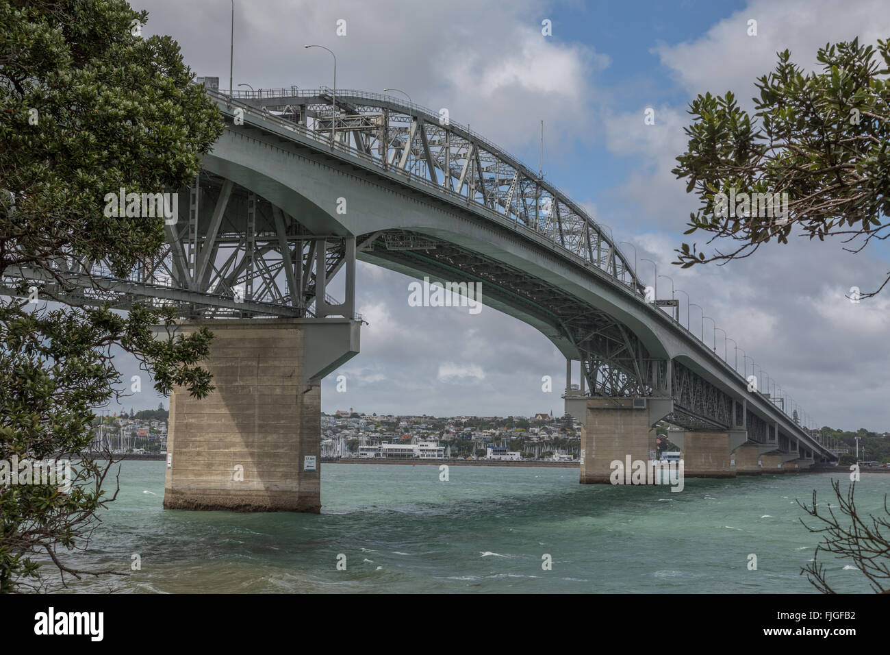 Auckland Harbour Bridge New Zealand Stockfoto