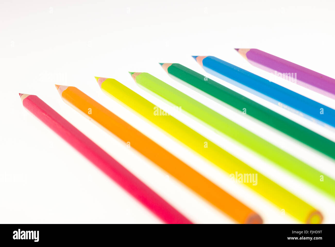 Farbe-Stifte Stockfoto