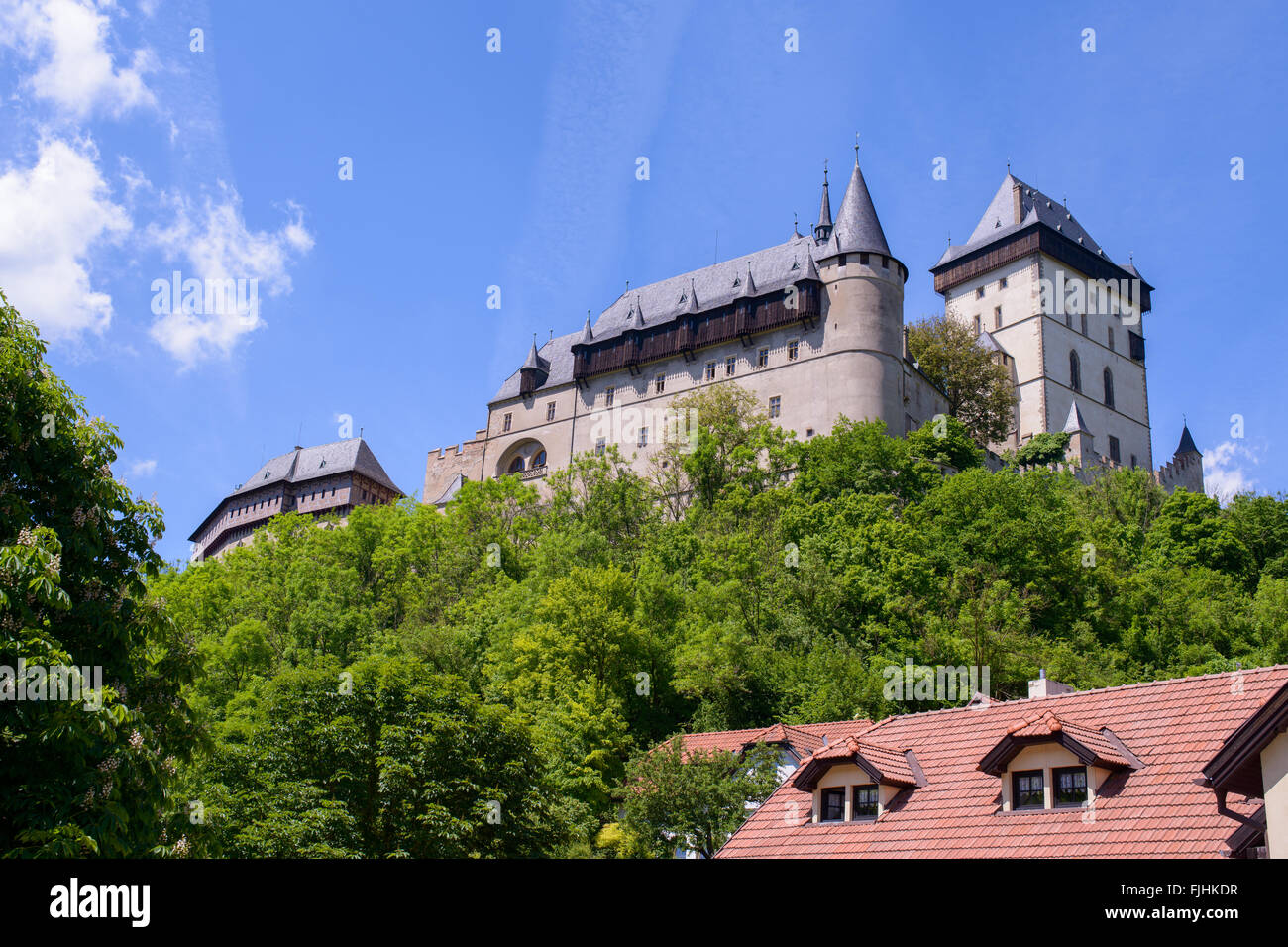 Burg Karlstein Stockfoto