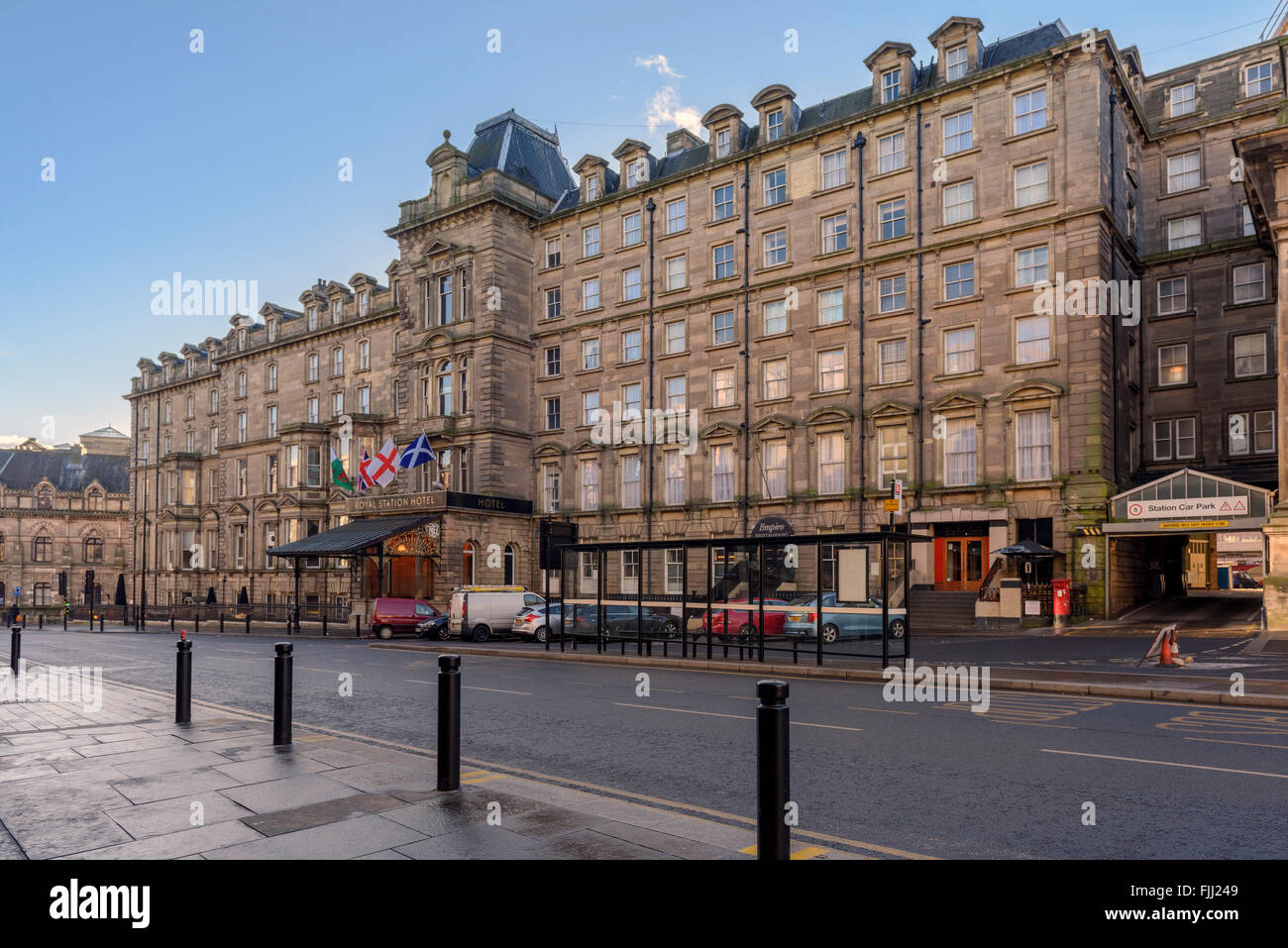 Der Royal Station Hotel Newcastle Upon Tyne Stockfoto