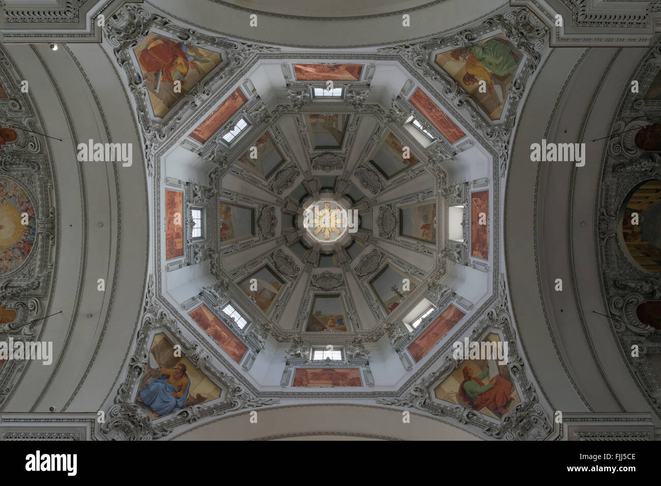 Detail der Kathedrale Kirchengebäude Stockfoto