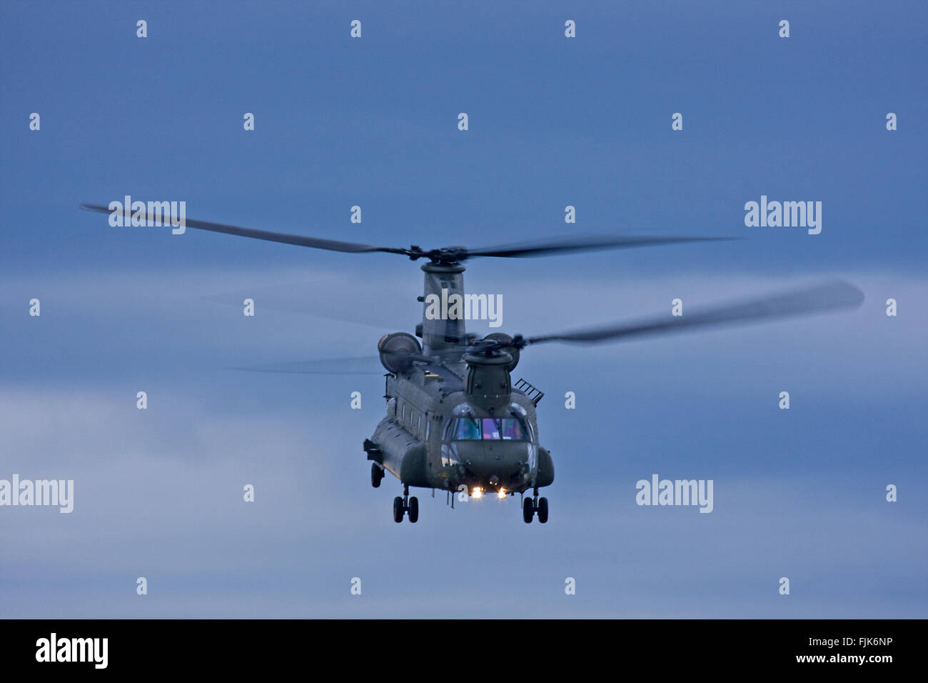 RAF Chinook, kommen Sie Ihren Weg! Stockfoto