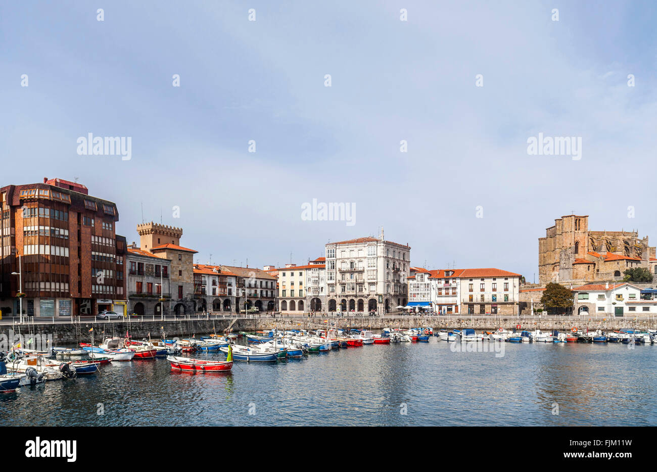 Castro Urdiales, Kantabrien, Spanien Stockfoto