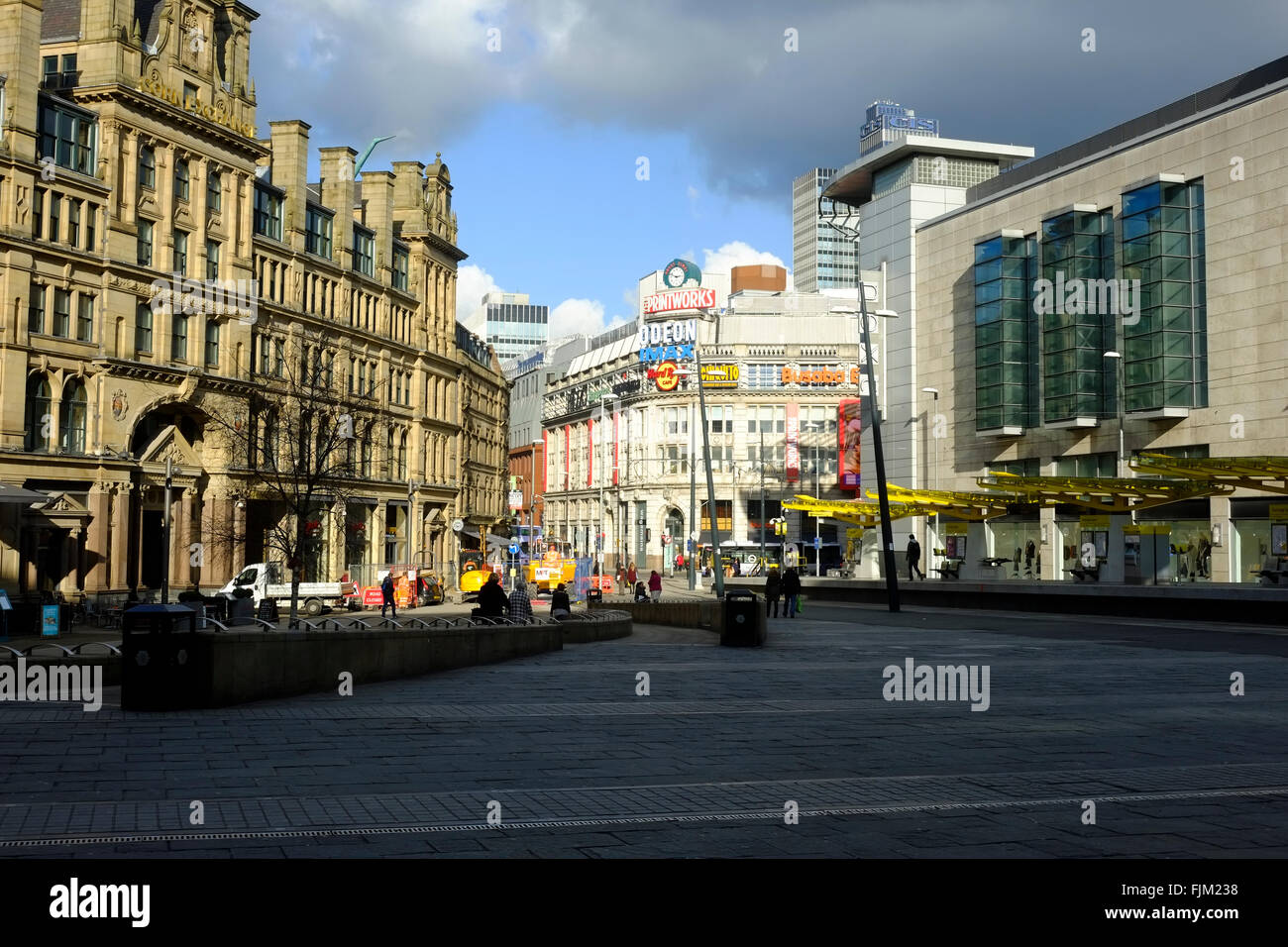Manchester City Centre Stockfoto