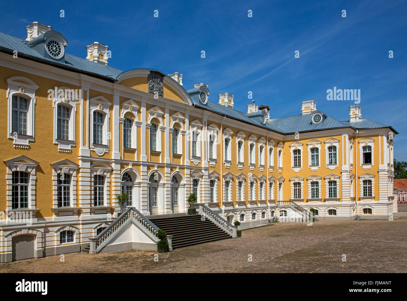 Geographie/Reisen, Lettland, Bauska, Schloss Rundale, Additional-Rights - Clearance-Info - Not-Available Stockfoto