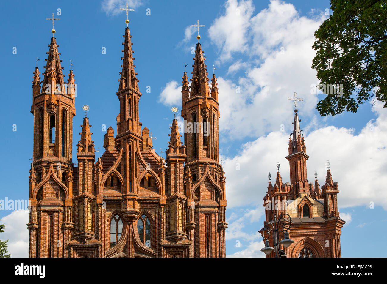 Geographie/Reisen, Litauen, Vilnius, St. Ann, das Gotische Viertel, Additional-Rights - Clearance-Info - Not-Available Stockfoto
