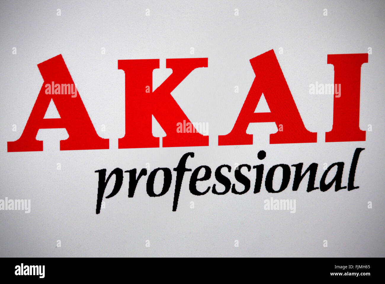 Markenname: "Akai Professional", Berlin. Stockfoto