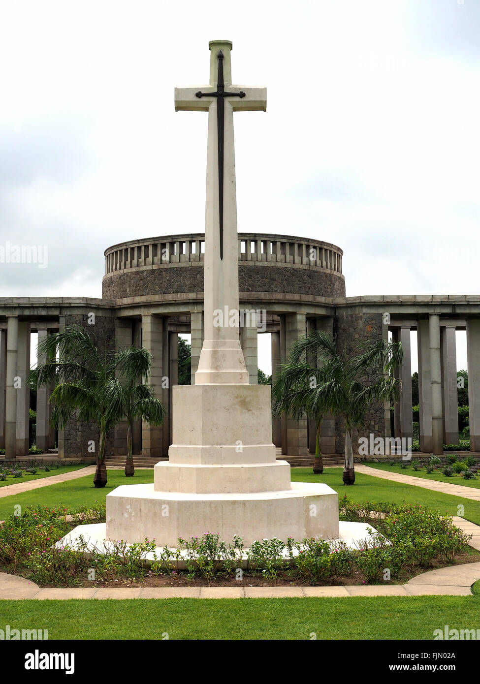 Die Commonwealth War Cemetery, Taukkyan Soldatenfriedhof in Yangon, Myanmar Stockfoto