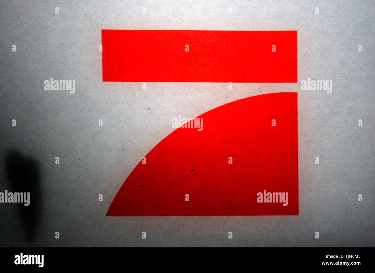 Markenname: "Pro 7", Berlin. Stockfoto