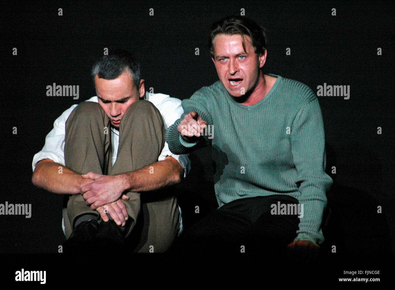 Ingo Huelsmann, Sven Lehmann - Theaterproduktion 'Faust - der Tragoedie nichts Teil' (von Johann Wolfgang von Goethe, Regie: Mi Stockfoto