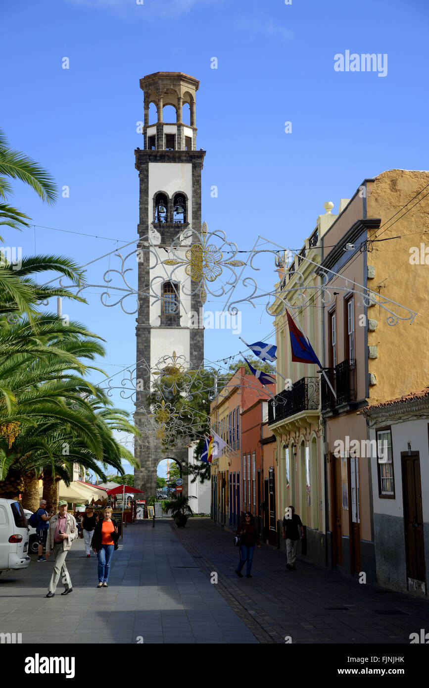 Kirche von Nuestra Senora De La Concepcion, Kirche der Unbefleckten Empfängnis, Kanaren, Teneriffa, Santa Cruz De Tenerife Stockfoto