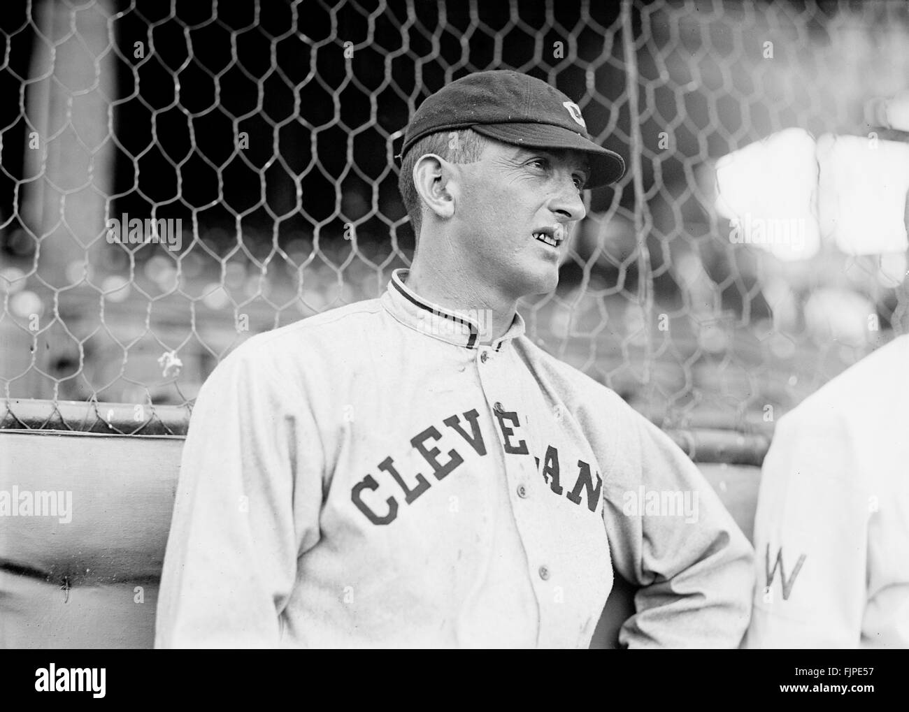 "Shoeless" Joe Jackson, Hauptliga-Baseball-Spieler, Porträt, Cleveland Naps, ca. 1913 Stockfoto