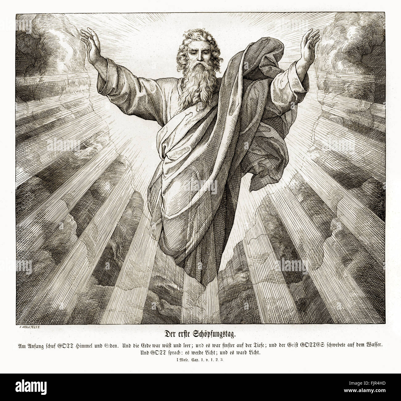 Ersten Tag der Schöpfung, Verse Genesis Kapitel ich 13