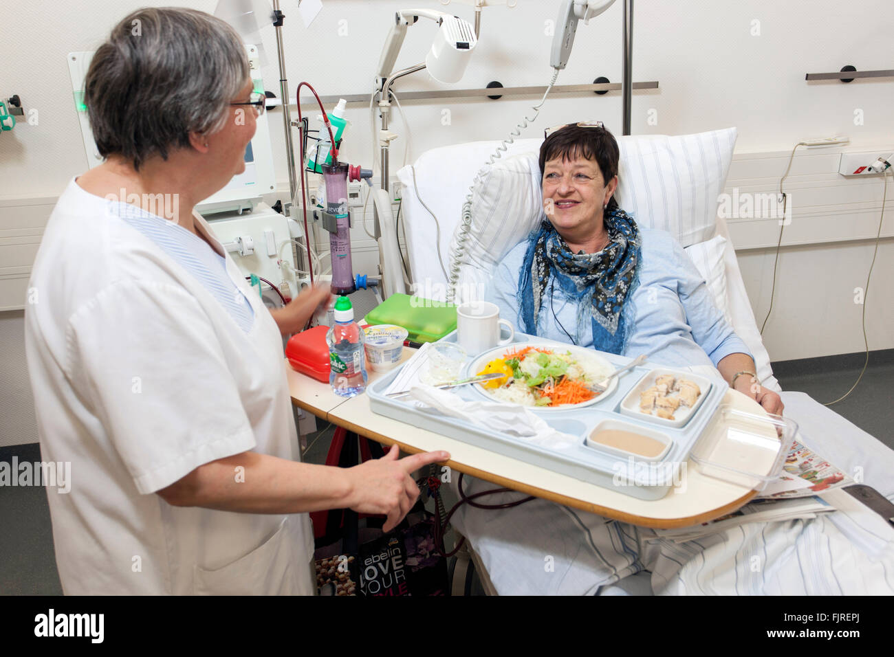 Dialyse im Krankenhaus Stockfoto