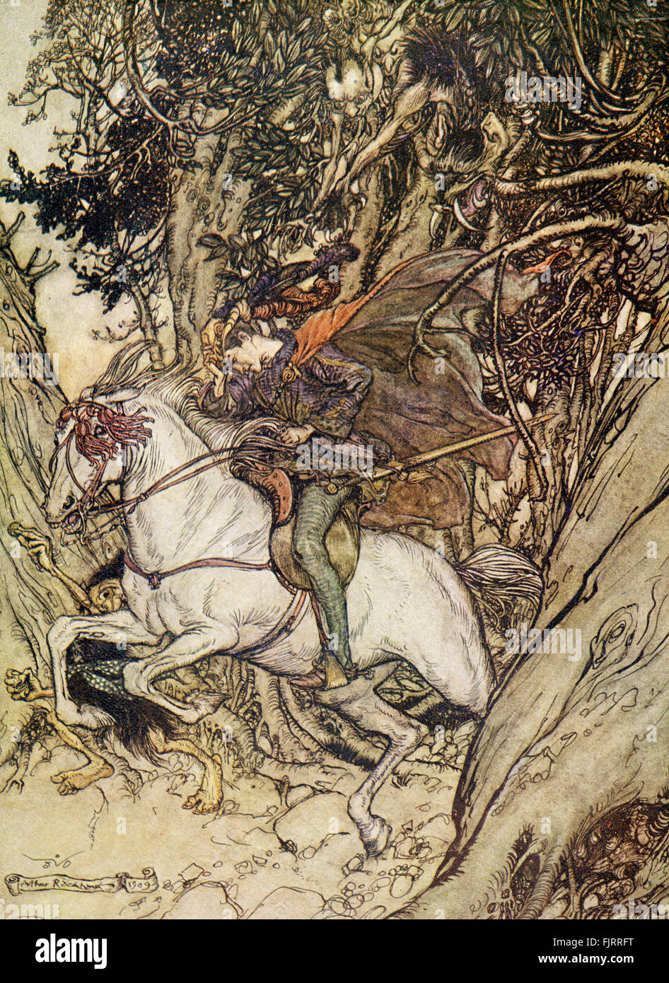 Friedrich De La Motte Fouqué Undine Friedrich De La Motte Fouqué Stockfotos & Undine Friedrich De La